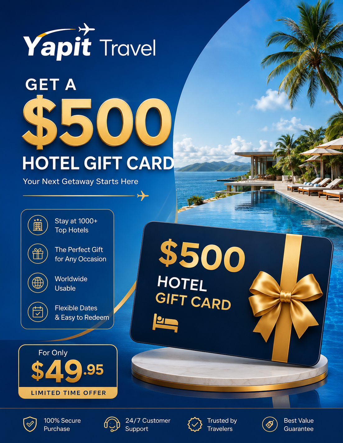 Yapit Travel gift card offer